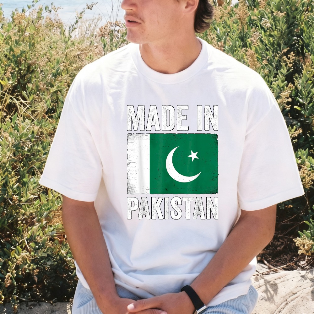 Summer Clothing Pakistan - Wyprodukowano w Pakistanie. Zabawna koszulka z