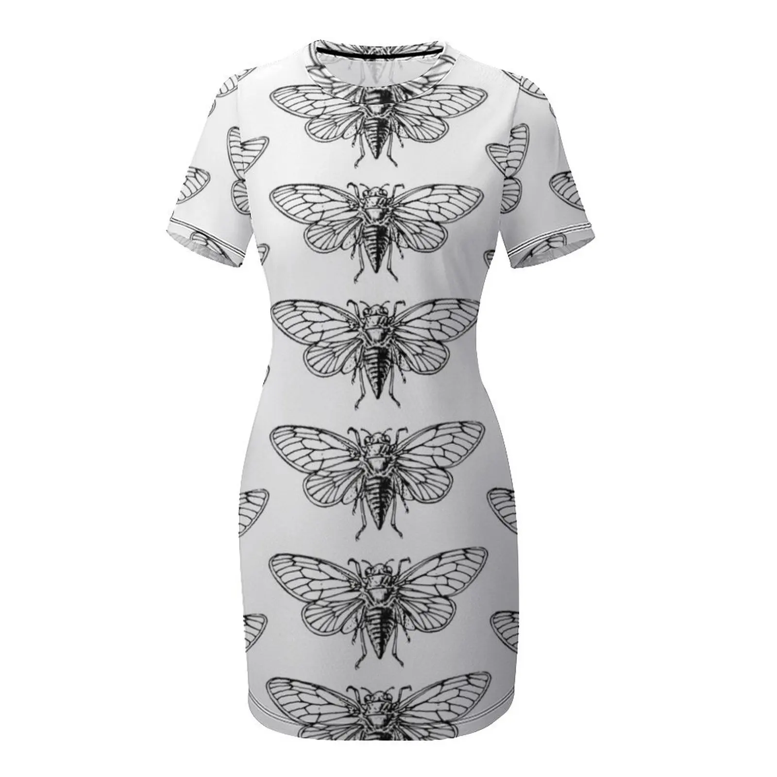 Sukienka z krótkim rękawem z r – Summer Clothing Drawing recenzja i cena