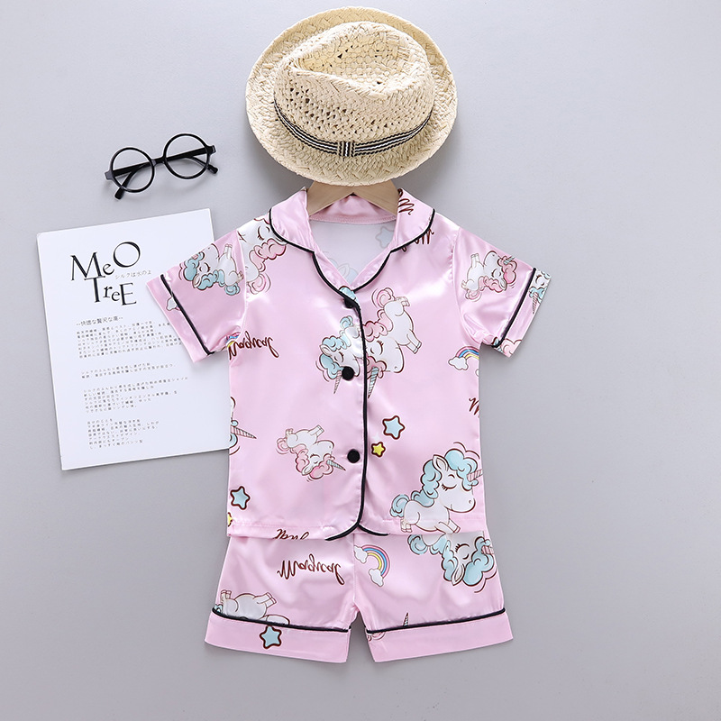 Jednorożec dziewczynek piżamy  – Summer Clothing Baby Girl recenzja i cena