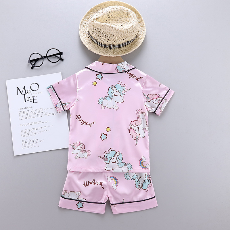 Jednorożec dziewczynek piżamy  – Summer Clothing Baby Girl recenzja i cena