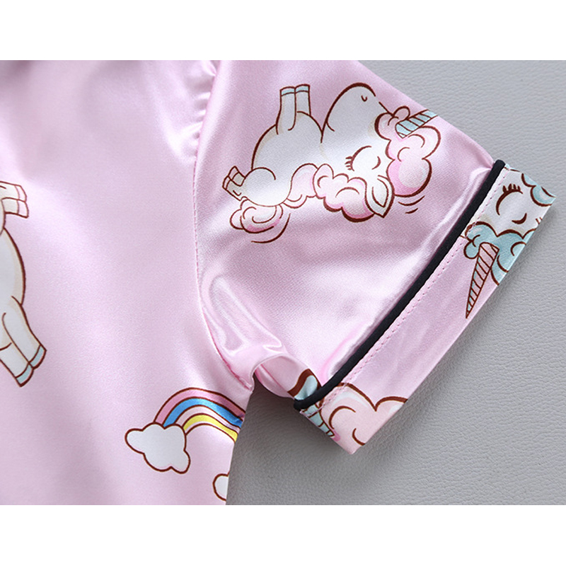 Jednorożec dziewczynek piżamy  – Summer Clothing Baby Girl recenzja i cena